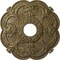 Ekena Millwork Rotherham Medallion (Canopies up to 3 1/2"), 18"OD x 3 1/2"ID x 1 1/2"P, Mississippi Mud Crackle CM17ROMMC - alternate 1